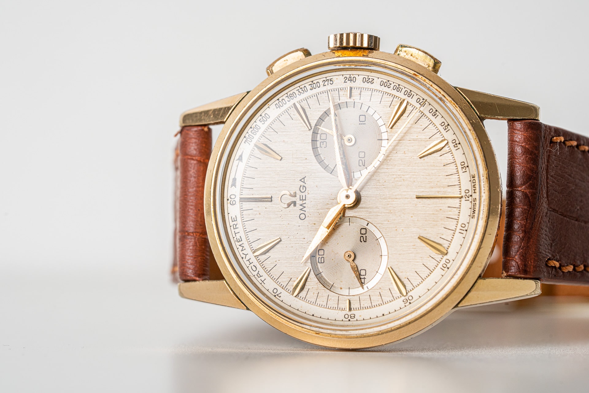 vintage omega chronograph 2278 cal 320