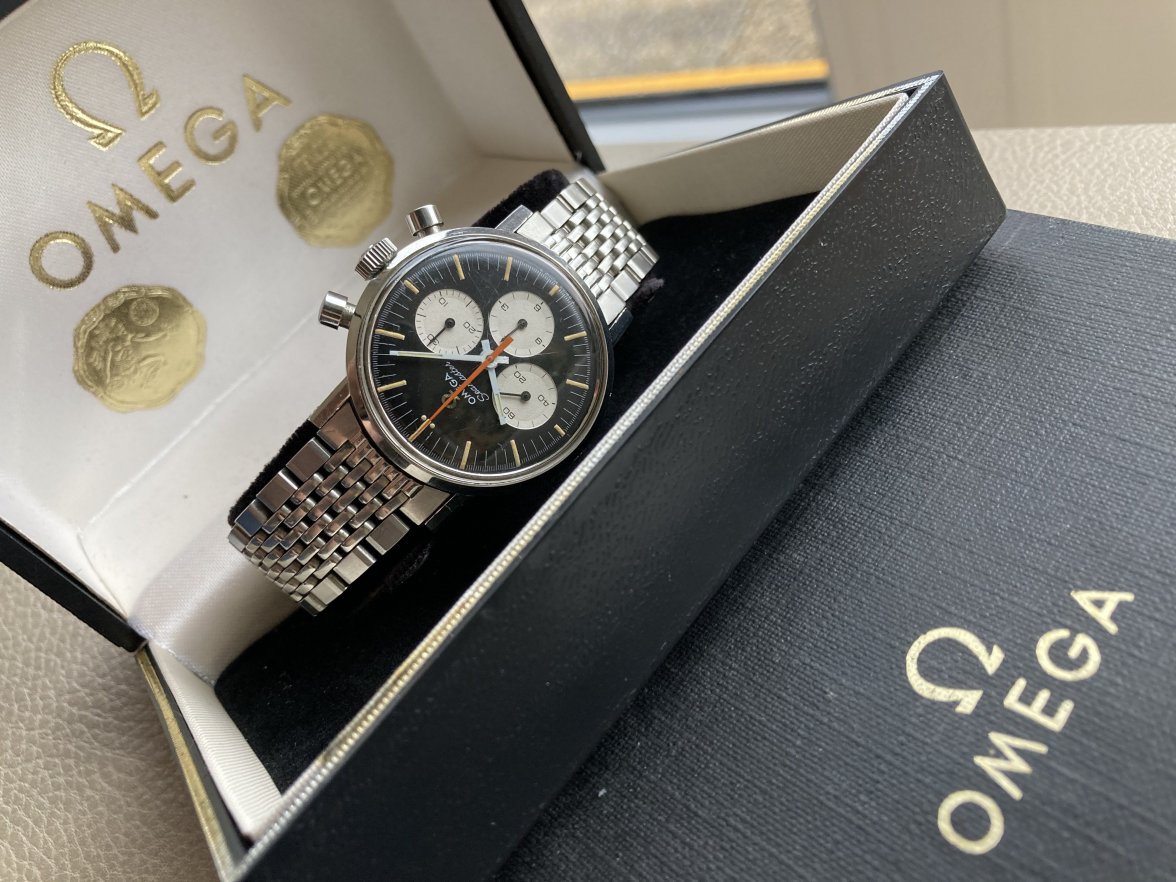 1124734-9f3e35d077497231f8720ff832da8b1f Omega Seamaster 321 chronograph reverse panda 145.005-67