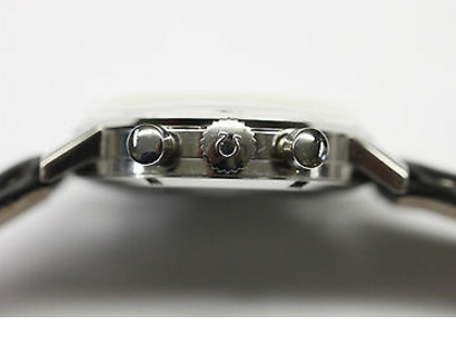 Sea3 Omega Seamaster 321 chronograph reverse panda 145.005-67 crown