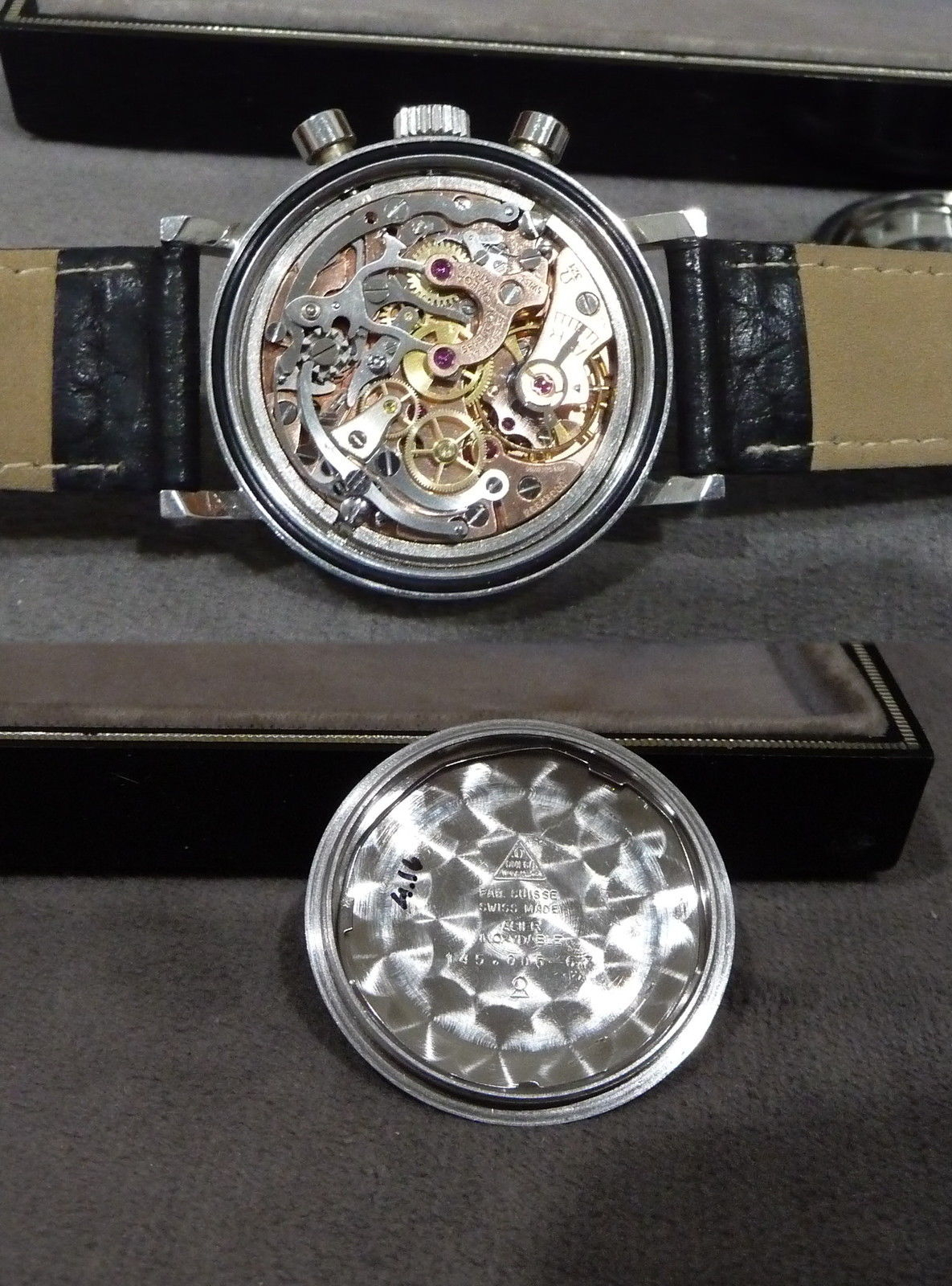 omega2 Omega Seamaster 321 chronograph reverse panda 145.005-67