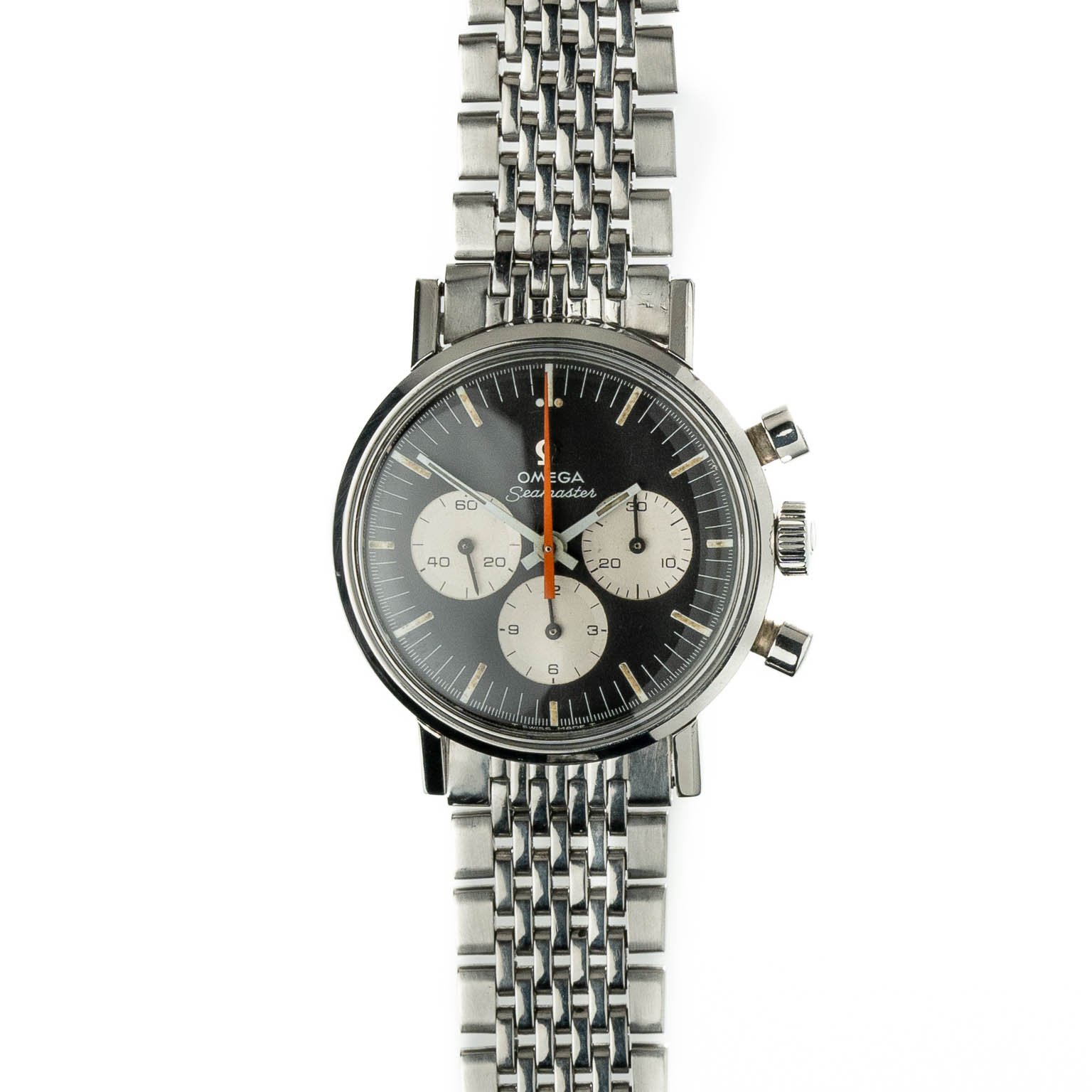 omega seamaster chronograph reverse panda 145.005-67 watch
