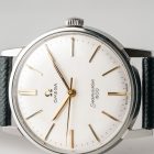 Omega Seamaster 600 with white dial ref 135.00011 from 1967 on the side