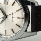 Omega Seamaster with crosshair dial in stainless steel 166.010 from 1964 bottom dial