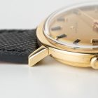 Vintage Omega Constellation 18k Onyx Date 168.004/14 from 1966 case side