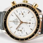 Vintage Omega Speedmaster Reduced two-tone white dial 175.0032 from 1990s watch dial