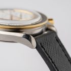 Vintage Omega Speedmaster Reduced two-tone white dial 175.0032 from 1990s watch lugs