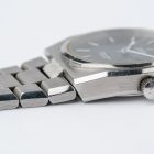 Vintage Omega Seamaster Cosmic with integrated bracelet 166.0195/366.0838 from 1974 watch lug and crown