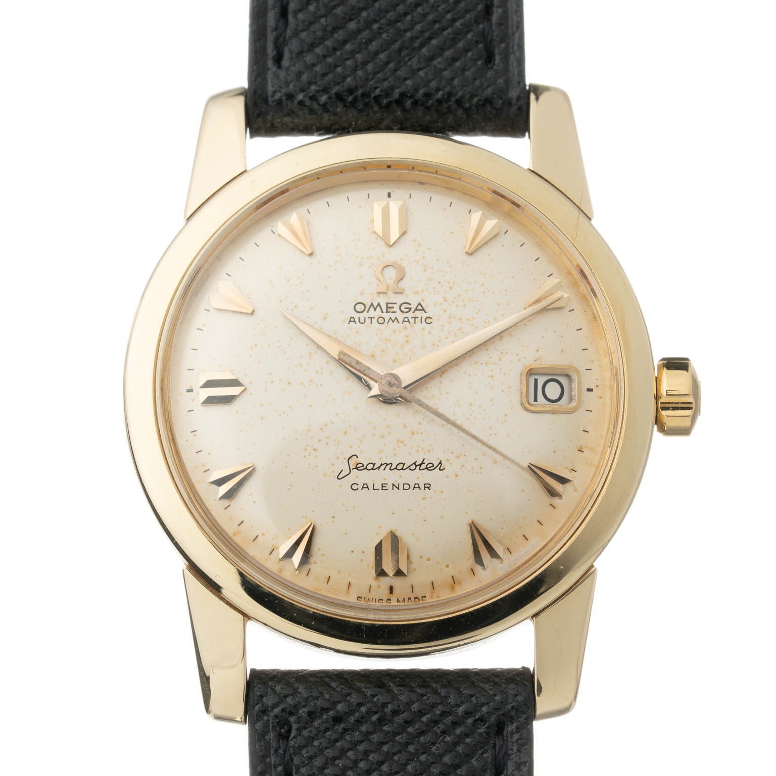 Vintage Omega Seamaster 14k Solid Gold with beefy lugs 2849-1 from 1959