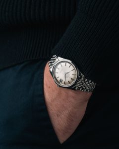 Vintage Omega Seamaster Chronometer date 166.010/168.024 from 1968 watch wristshot