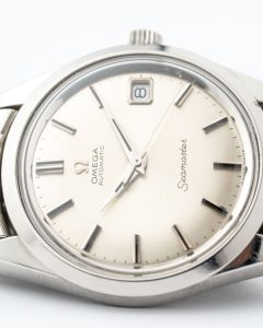 Vintage Omega Seamaster with White dial in steel 166.010 from 1968 watch dial