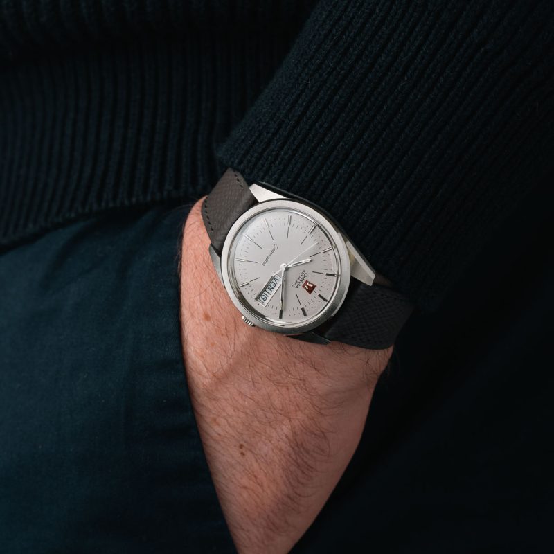omega seamaster prototype watch wristshot