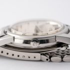 Vintage Omega Seamaster in stainless steel with Beads of Rice bracelet 166.009 from 1963 watch crown
