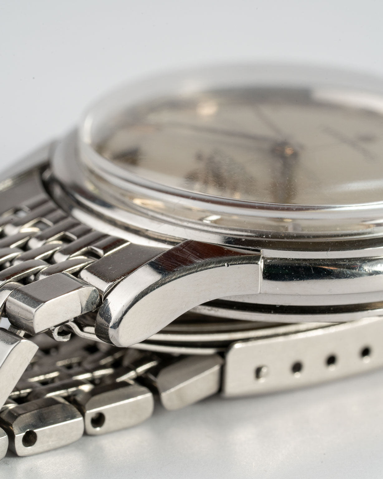 Vintage Omega Constellation Pie Pan 14381 with BOR bracelet from 1959 lug 1