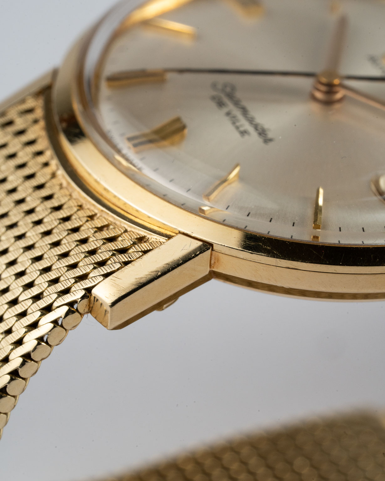 vintage omega seamaster 166.020 14k gold case and bracelet lug 2