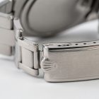 Vintage Rolex Oysterdate Precision 6694 stainless steel Black Gilt (tropical) dial on riveted oyster from 1953 clasp