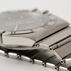 Vintage Omega Constellation Steel quartz with Black dial reference 396.1080 from 1991 side 4