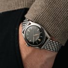 Rolex 6084 Semi Bubbleback, zwarte vergulde wijzerplaat uit 1952