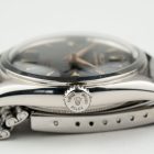 Rolex 6084 Semi Bubbleback, zwarte vergulde wijzerplaat uit 1952