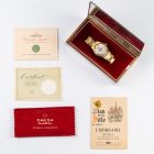 Omega Constellation 2852 18K gold, on gold flatlink, full set from 1959, documents