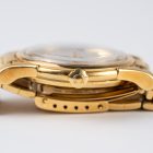 Omega Constellation 2852 18K gold, on gold flatlink, full set from 1959 crown side