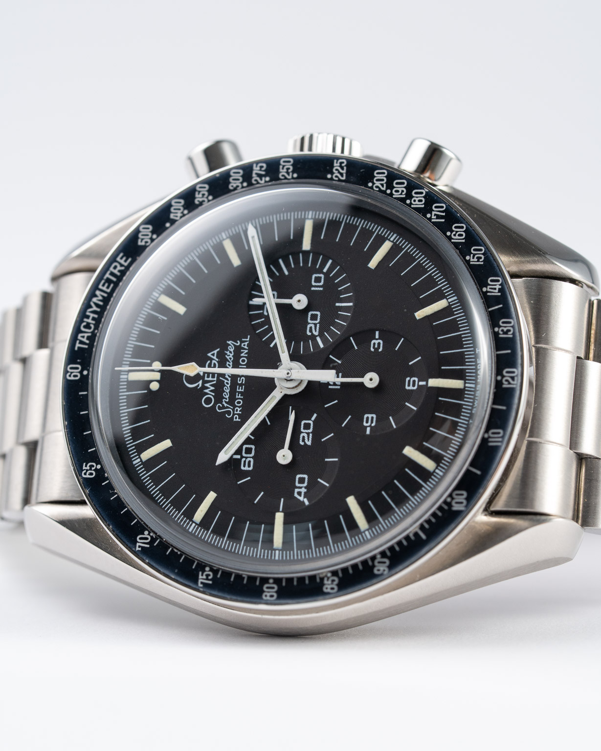 Omega Speedmaster Professional Moonwatch 345.0808 Copper from approx. 1985 with papers dial