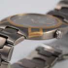 Omega Seamaster Polaris Titanium Quartz 396.1021 full set from 1987 crown bottom