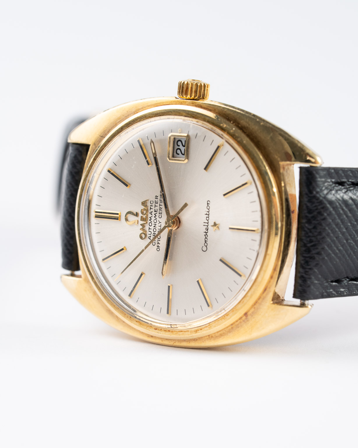 Omega Constellation 168.017 gold plated from approximately 1969 dial