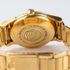 Omega Constellation 2852 18K gold, on gold flatlink, full set from 1959 caseback