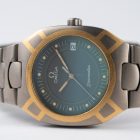 Omega Seamaster Polaris Titanium Quartz 396.1021 full set from 1987 dial