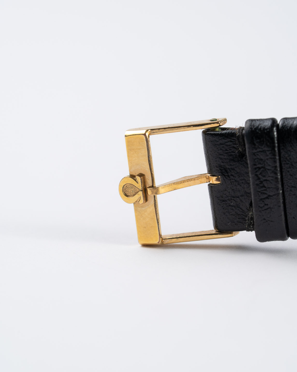 Omega Genève 136.0102 gold plated, full set from 1975 buckle
