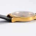 Omega Genève 136.0102 gold plated, full set from 1975 non crown side bottom lug