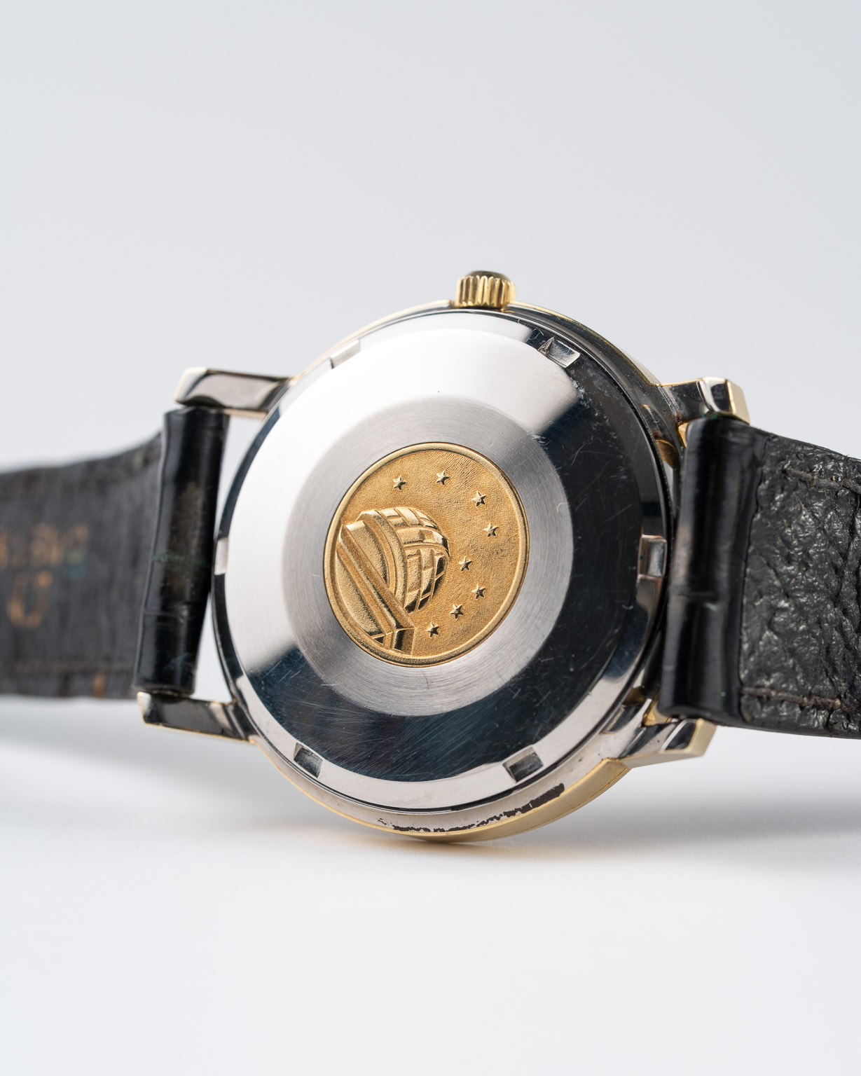 Omega Constellation 168.018 gold capped from approximately 1970 caseback