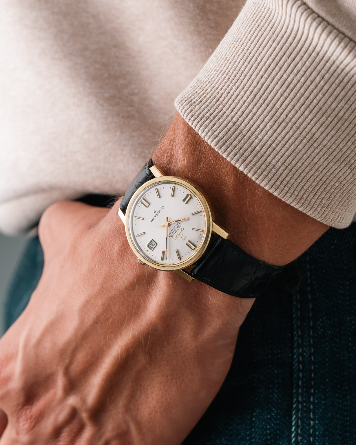 Omega Constellation 168.018 gold capped from approximately 1970 wrist shot