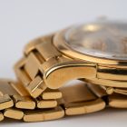 Omega Constellation 2852 18K gold, on gold flatlink, full set from 1959 non crown side top lug