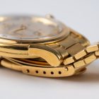 Omega Constellation 2852 18K gold, on gold flatlink, full set from 1959 non crown side bottom lug