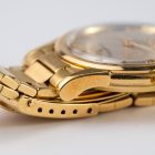 Omega Constellation 2852 18K gold, on gold flatlink, full set from 1959 bottom lug